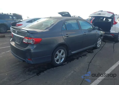 2012 Toyota Corolla S из США, поврежденный, VIN 2T1BU4EEXCC869045